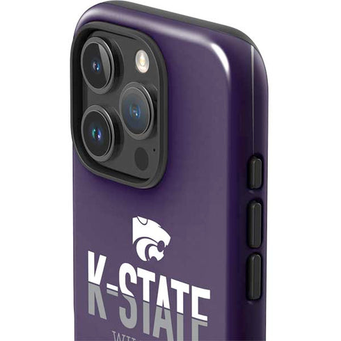 Kansas State University K-State Wildcats Gradient iPhone 16 Pro Max Impact Case
